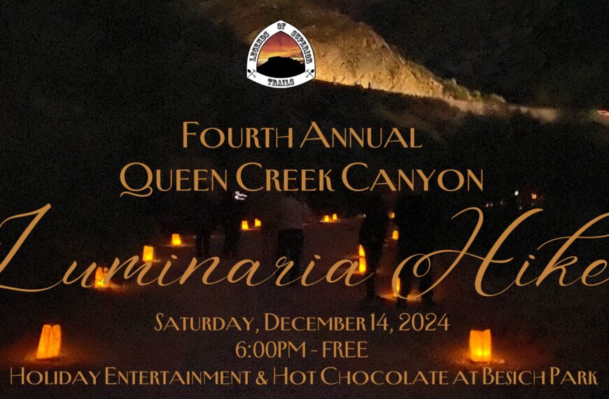 Queen Creek Canyon Luminaria Hike and Holiday Event