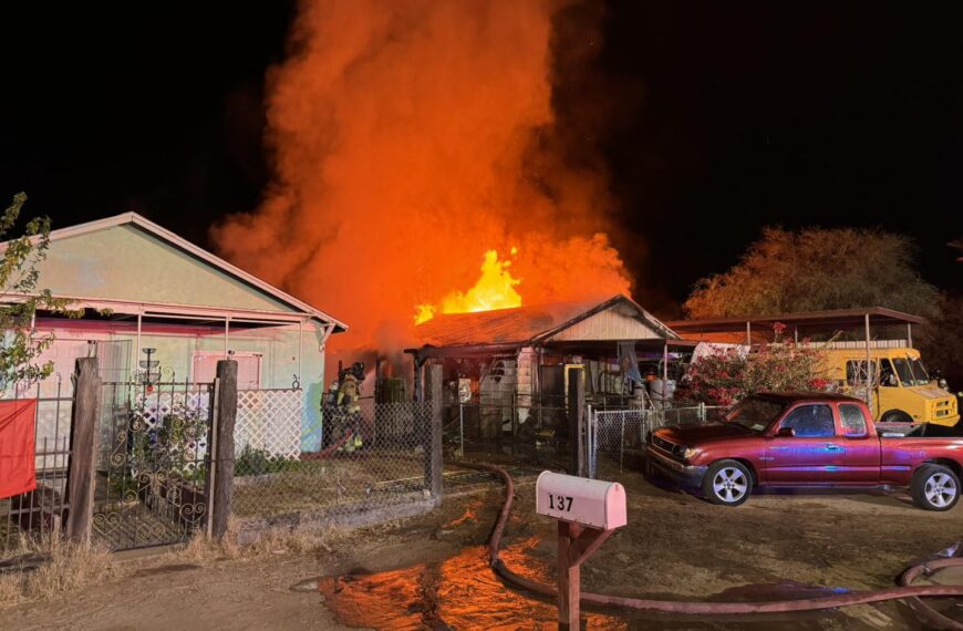 Holiday Candle Suspected in Early Morning Casa Grande Blaze