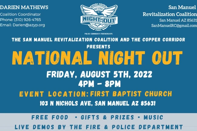 National Night Out in San Manuel