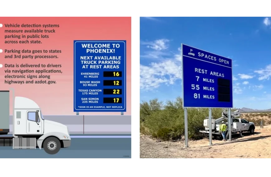 I-10 Truck Parking Availability System information now on…