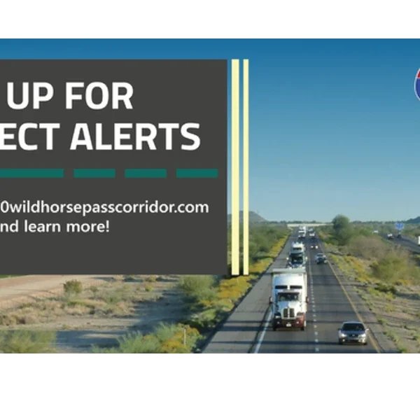 Drivers traveling on I-10 through the Wild Horse Pass Corridor should plan for overnight lane restrictions July 15-16