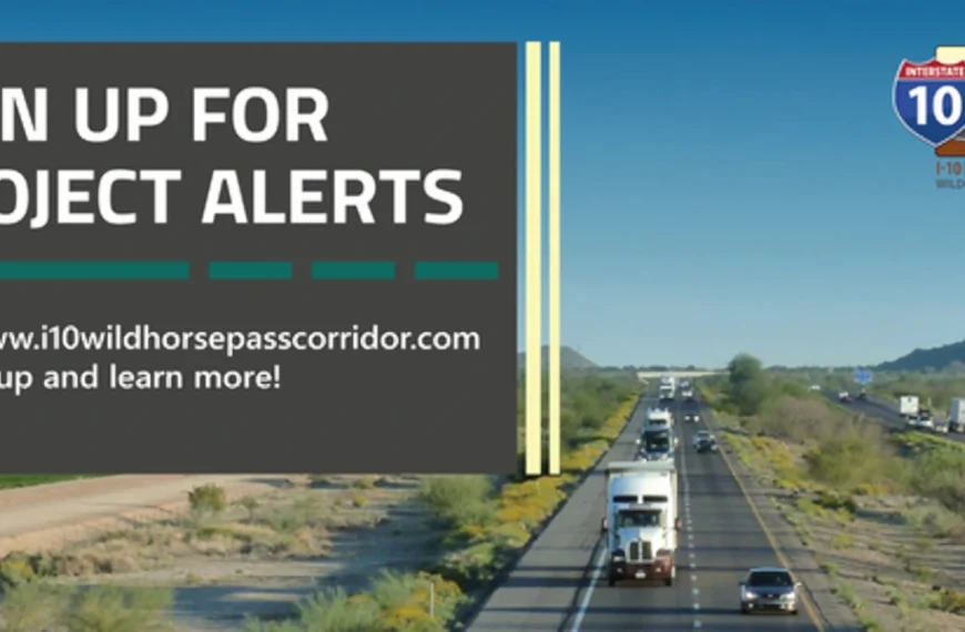 Drivers traveling on I-10 through the Wild Horse Pass Corridor…