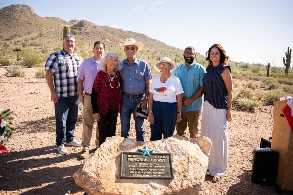 Blue Star Memorial Honors Veterans at Silly Mountain