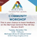 Maricopa General Plan Update: Workshop…