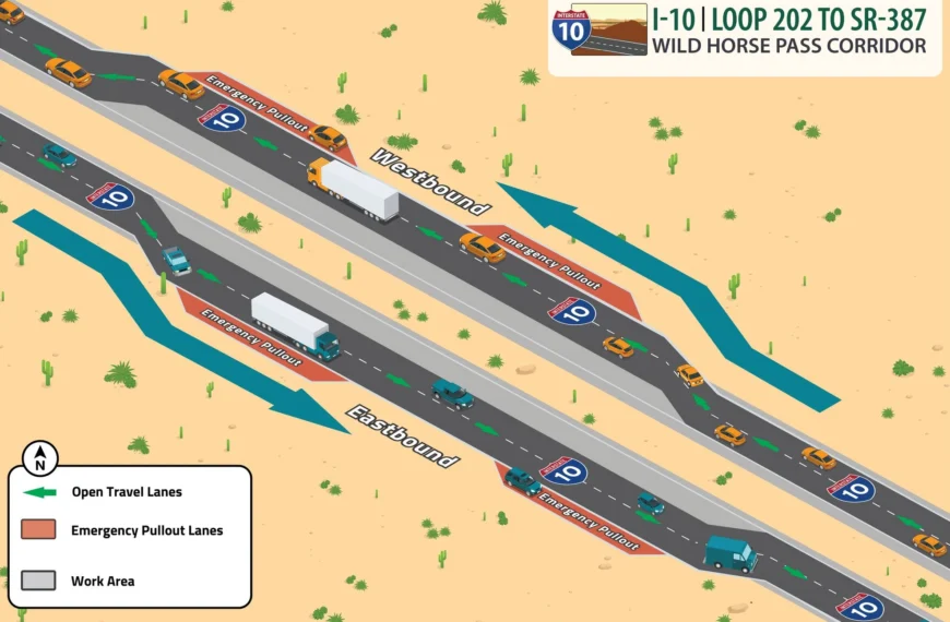 I-10 Traffic Shift Begins March 30 in Wild Horse Pass&hellip;