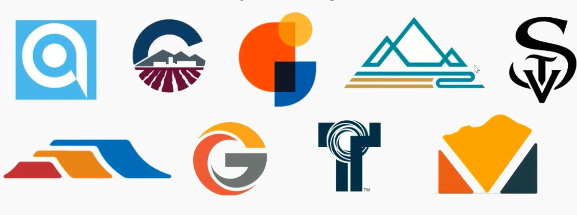 A slide of brand marks used by Valley cities including Avondale Chandler Gilbert Marana Mesa Glendale and Tempe with the two proposed San Tan Valley marks shown for comparison