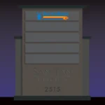 Nighttime rendering of the proposed San Tan Heights monument sign with a lit Dutch Bros panel, four empty tenant panels, a San Tan Heights watermark and the address 2515