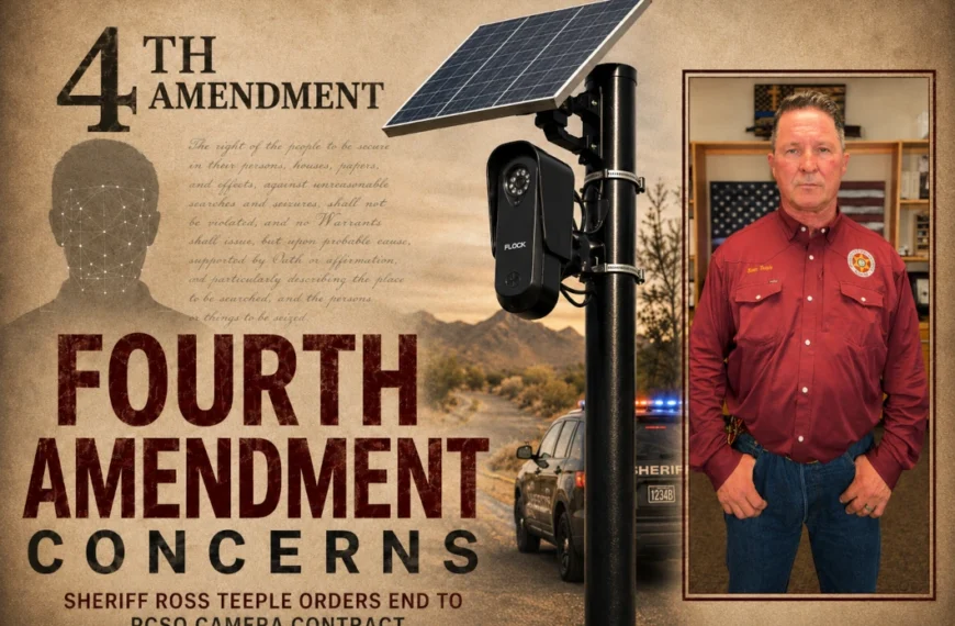 Sheriff Teeple Orders Pinal County Flock Cameras Contract Canceled, Citing Fourth Amendment